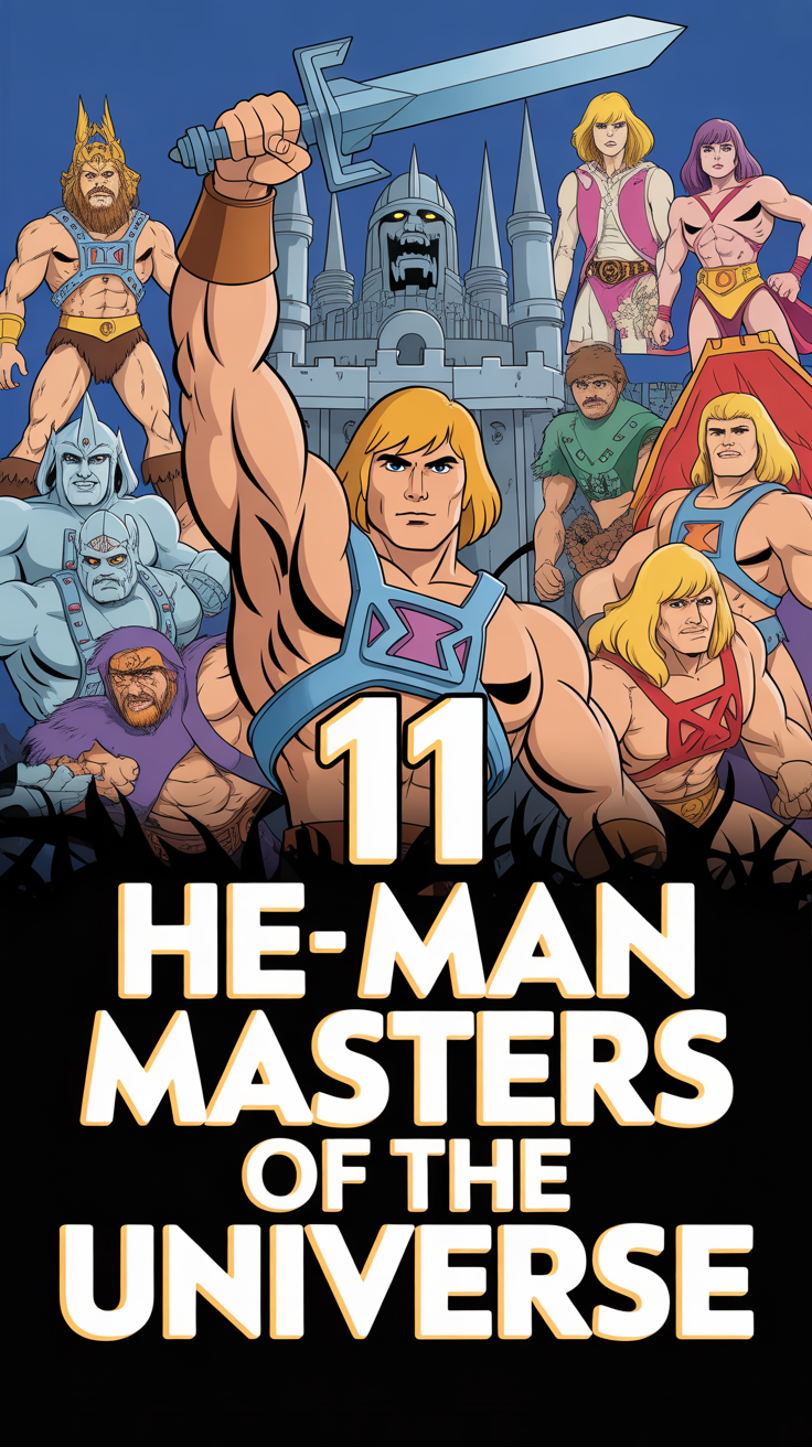 ⚔️ 11 He Man Masters Of The Universe