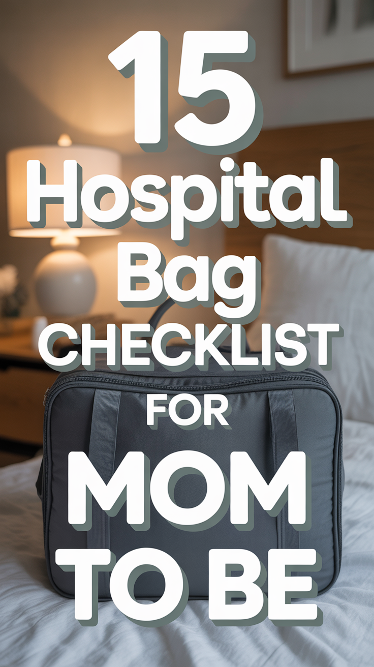 🤰 15 Hospital Bag Checklist For Mom To Be
