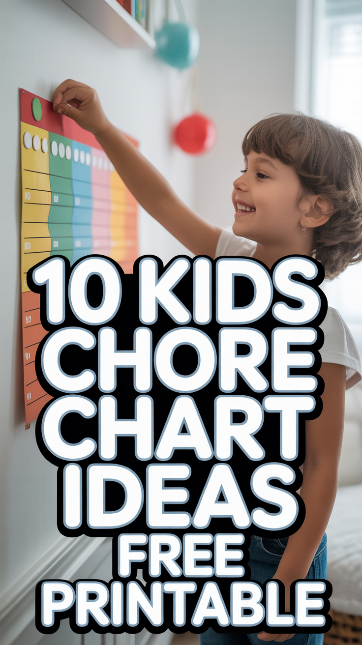 📋 10 Kids Chore Chart Ideas Free Printable