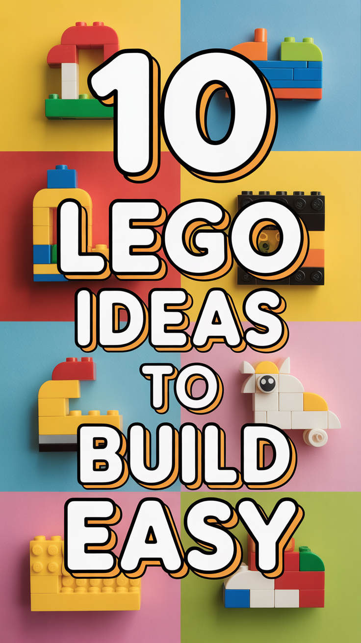 🧱 10 Lego Ideas To Build Easy