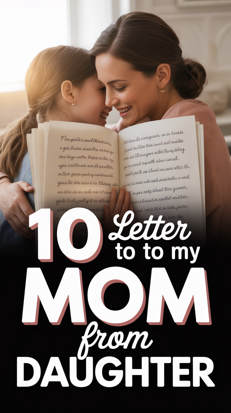 💖 10 Letter To My Mom From Daughter