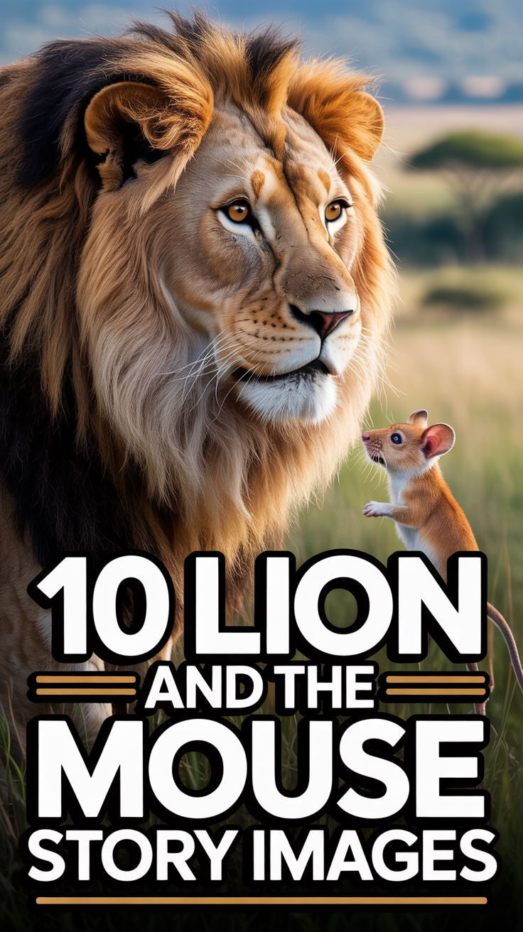 🦁 10 Lion And The Mouse Story Images