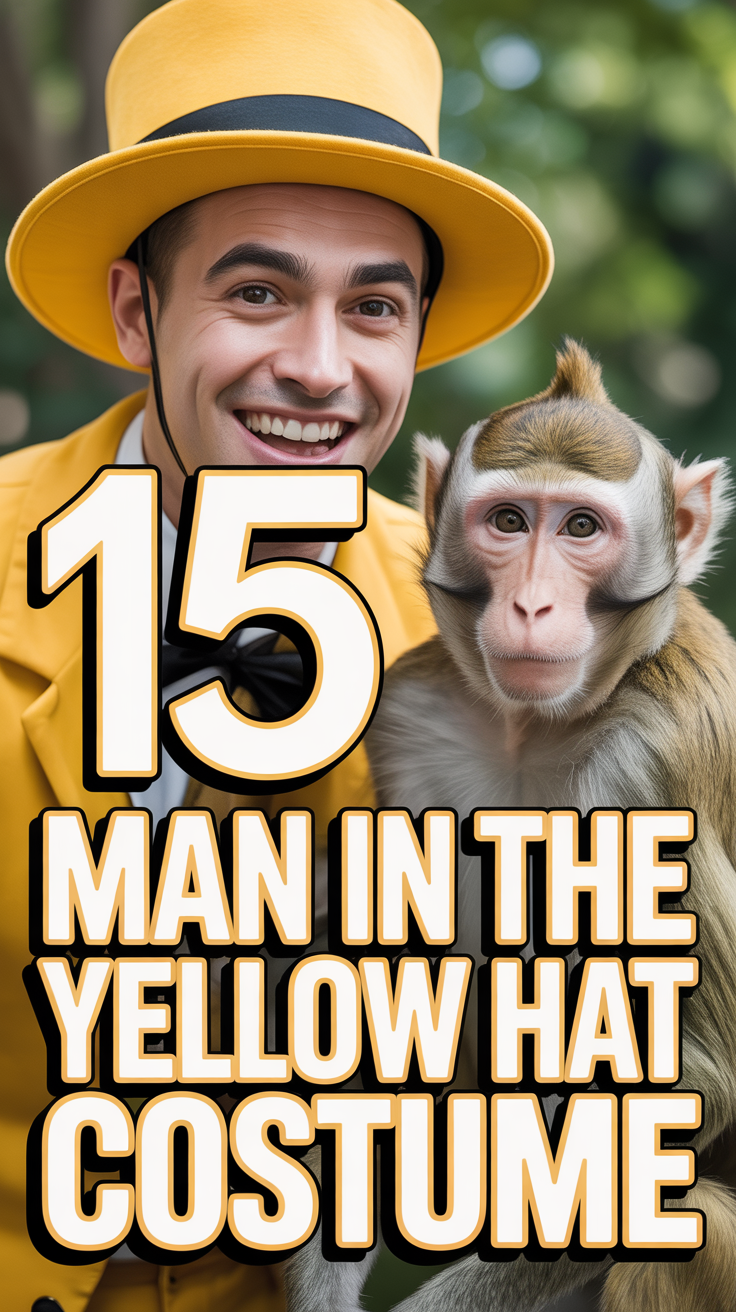 🎩 15 Man In The Yellow Hat Costume