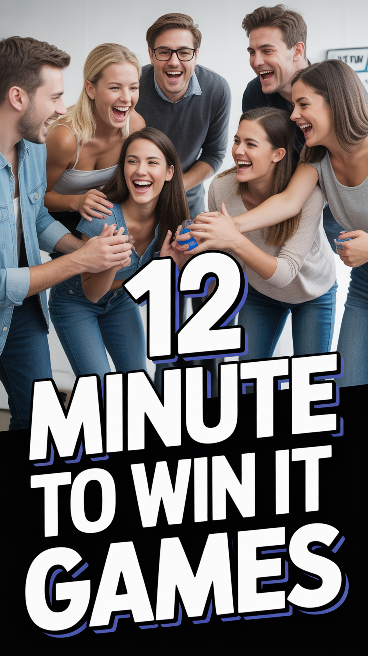 ⏰ 12 Minute To Win It Games
