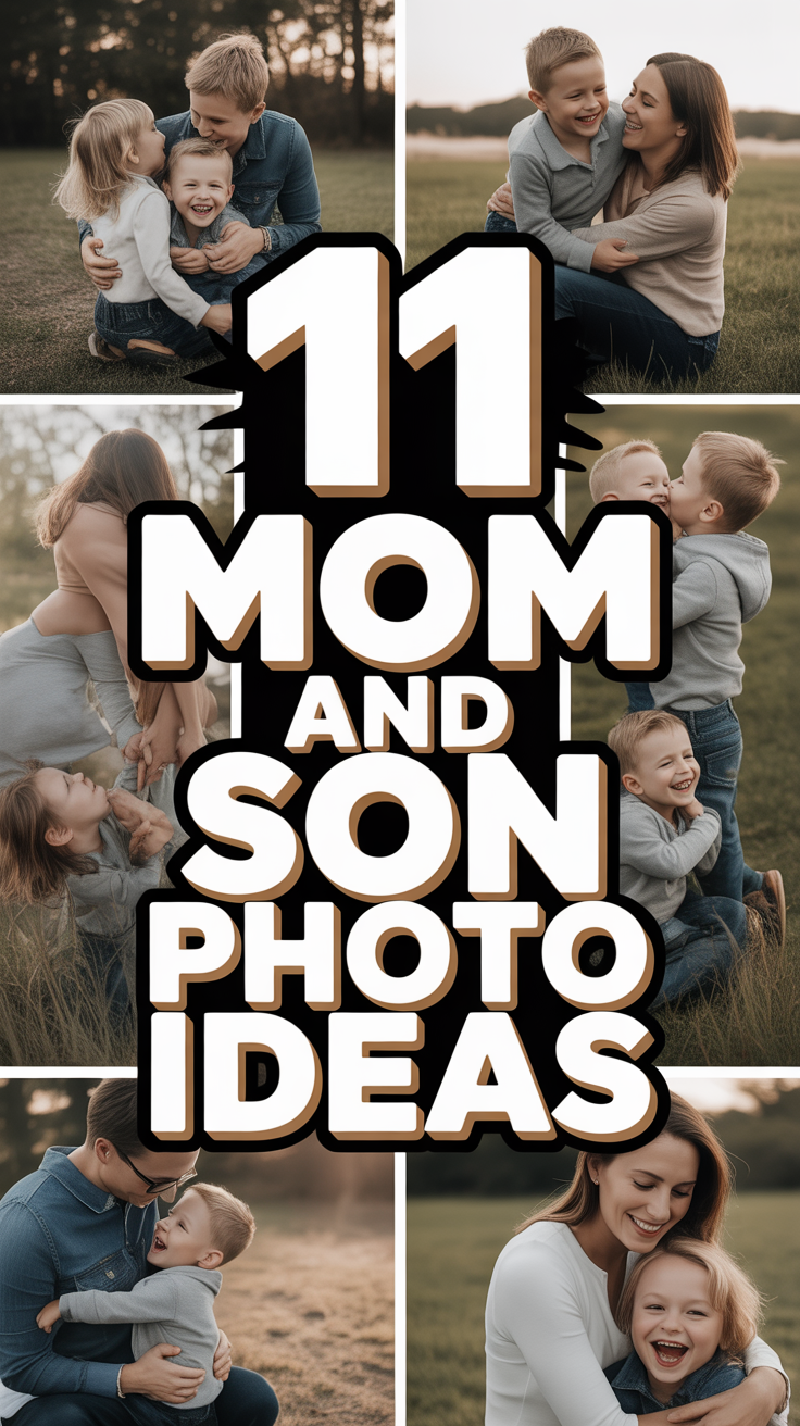📸 11 Mom And Son Photo Ideas