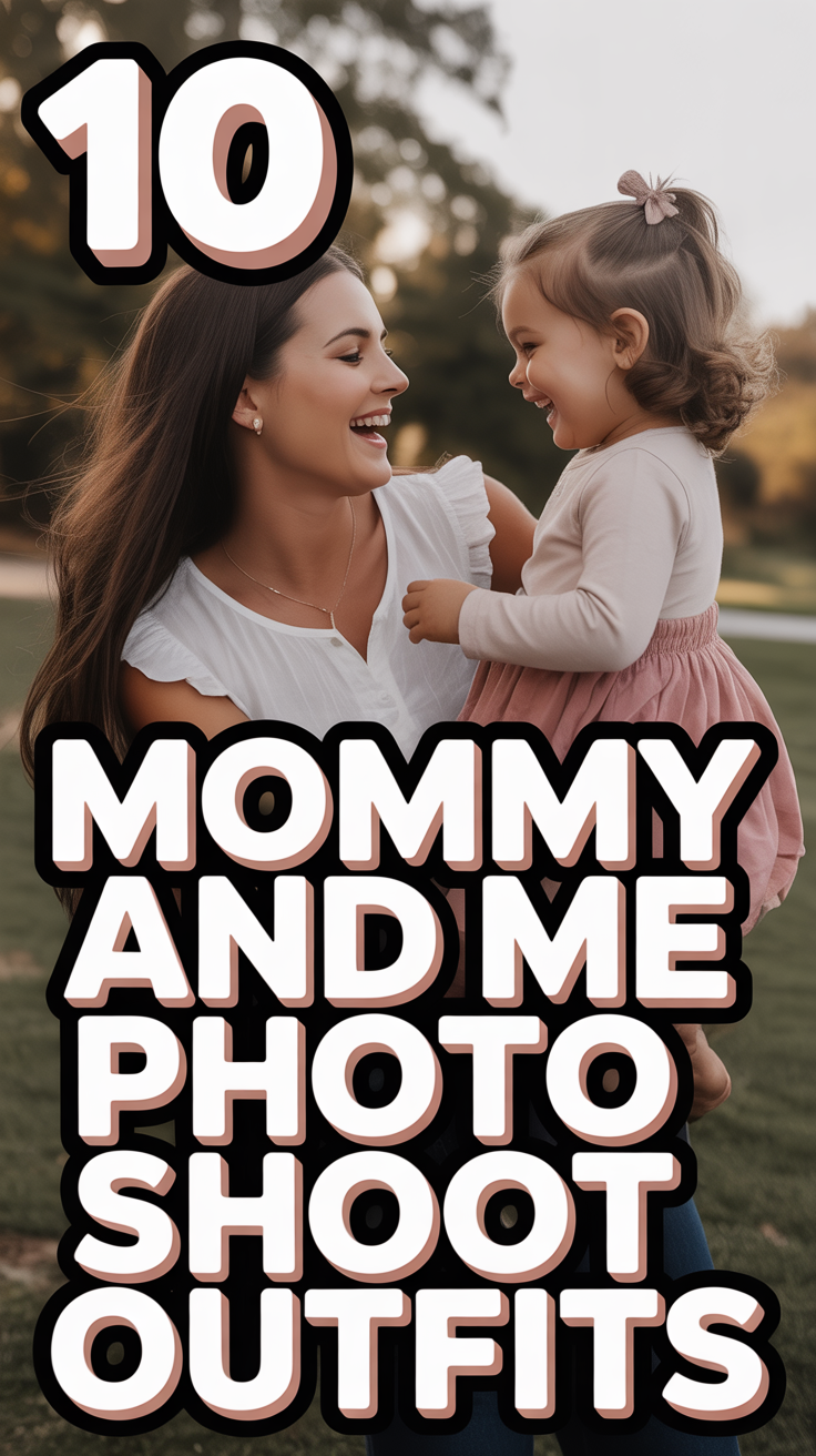 ✨ 10 Mommy And Me Photo Shoot Outfits