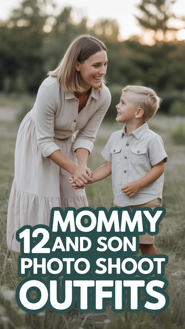 📸 12 Mommy And Son Photo Shoot Outfits