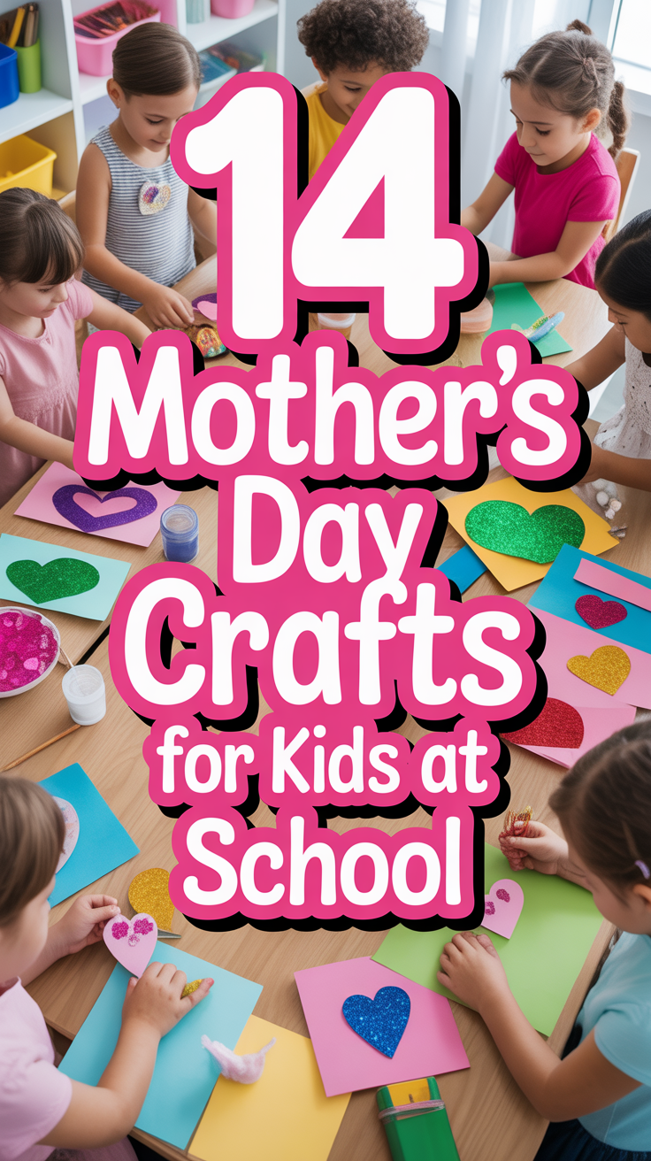 💐 14 Mothers Day Crafts For Kids At School
