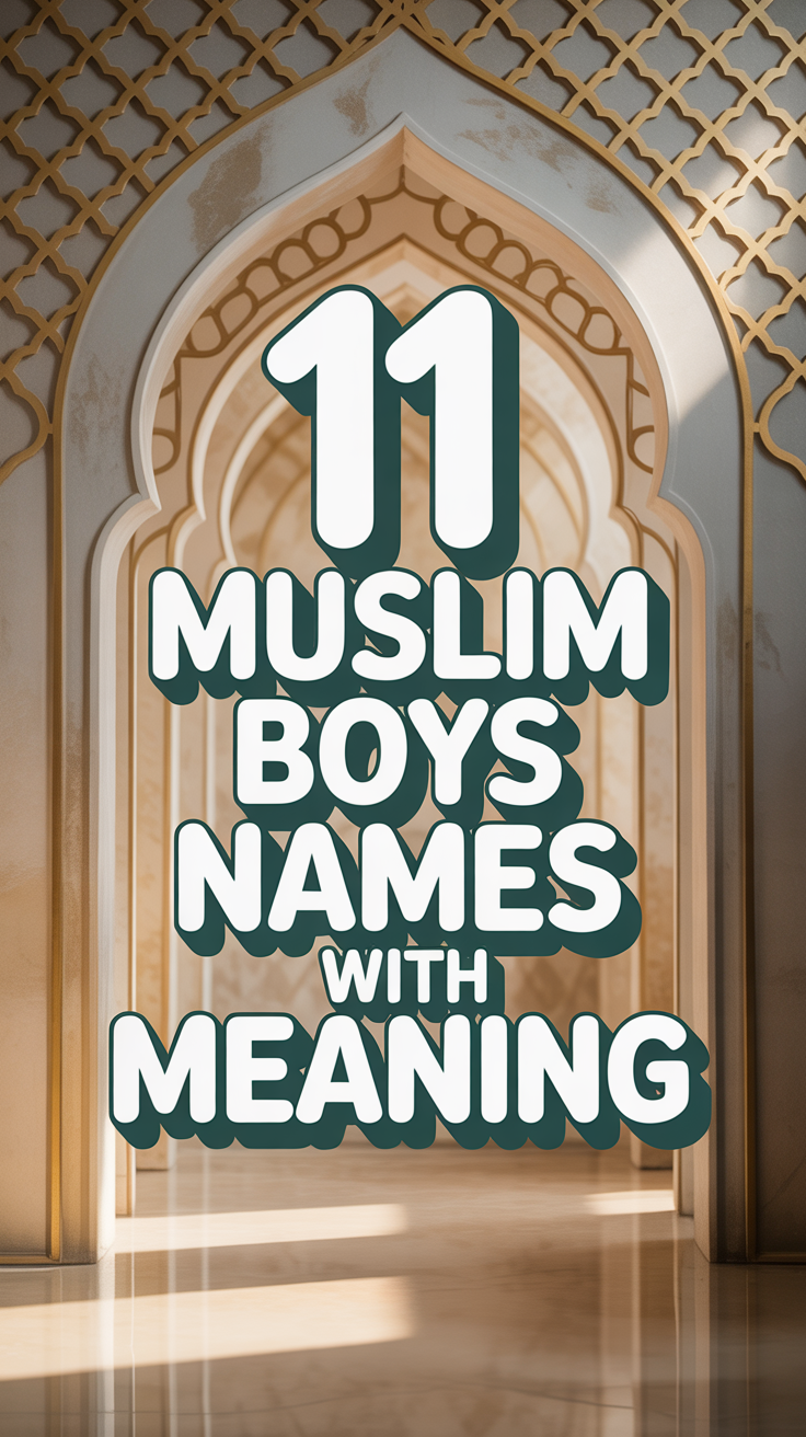 ✨ 11 Muslim Boys Names With Meaning
