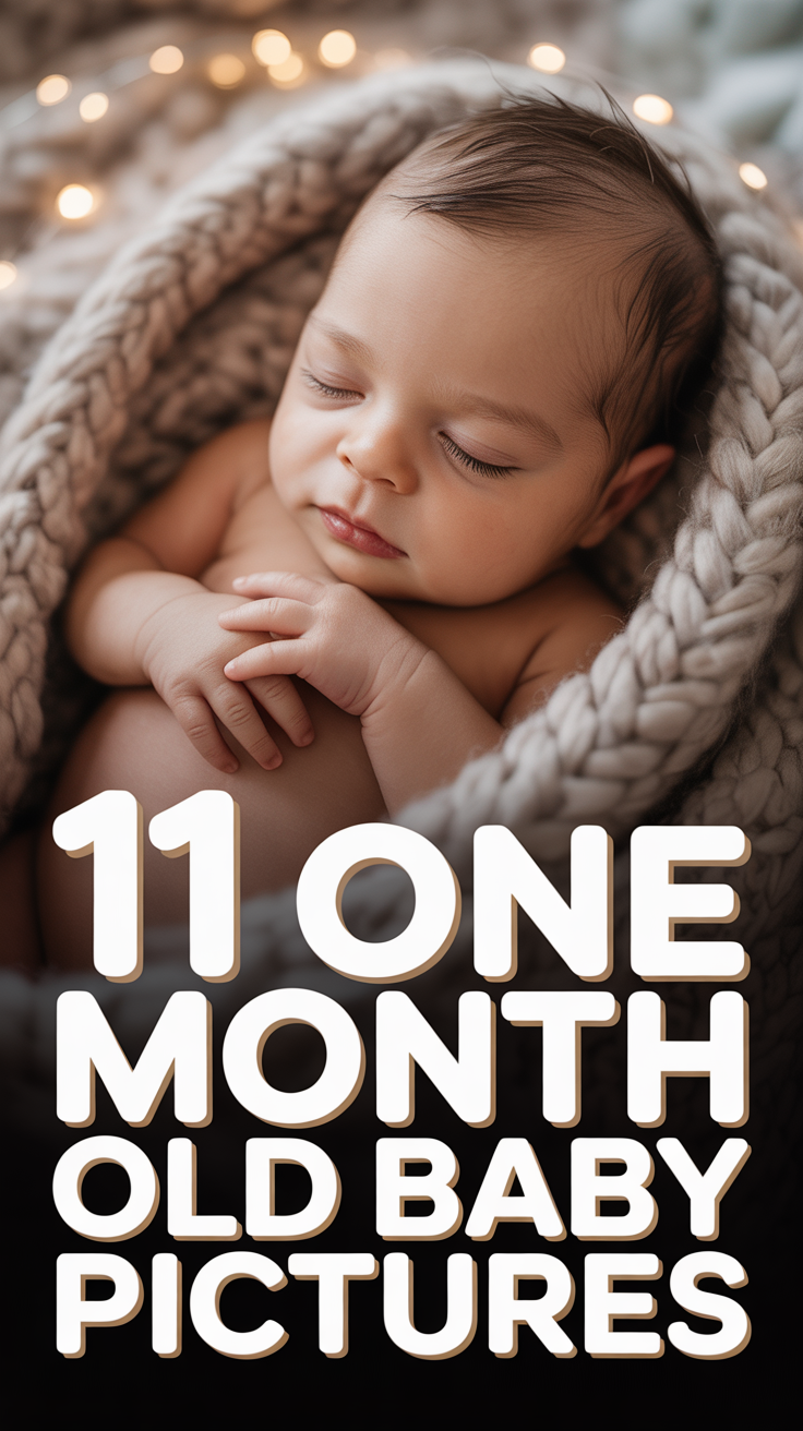 📸 11 One Month Old Baby Pictures