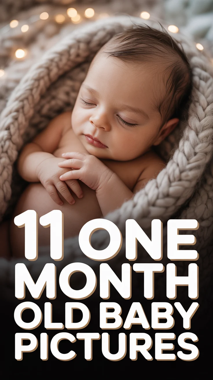 📸 11 One Month Old Baby Pictures
