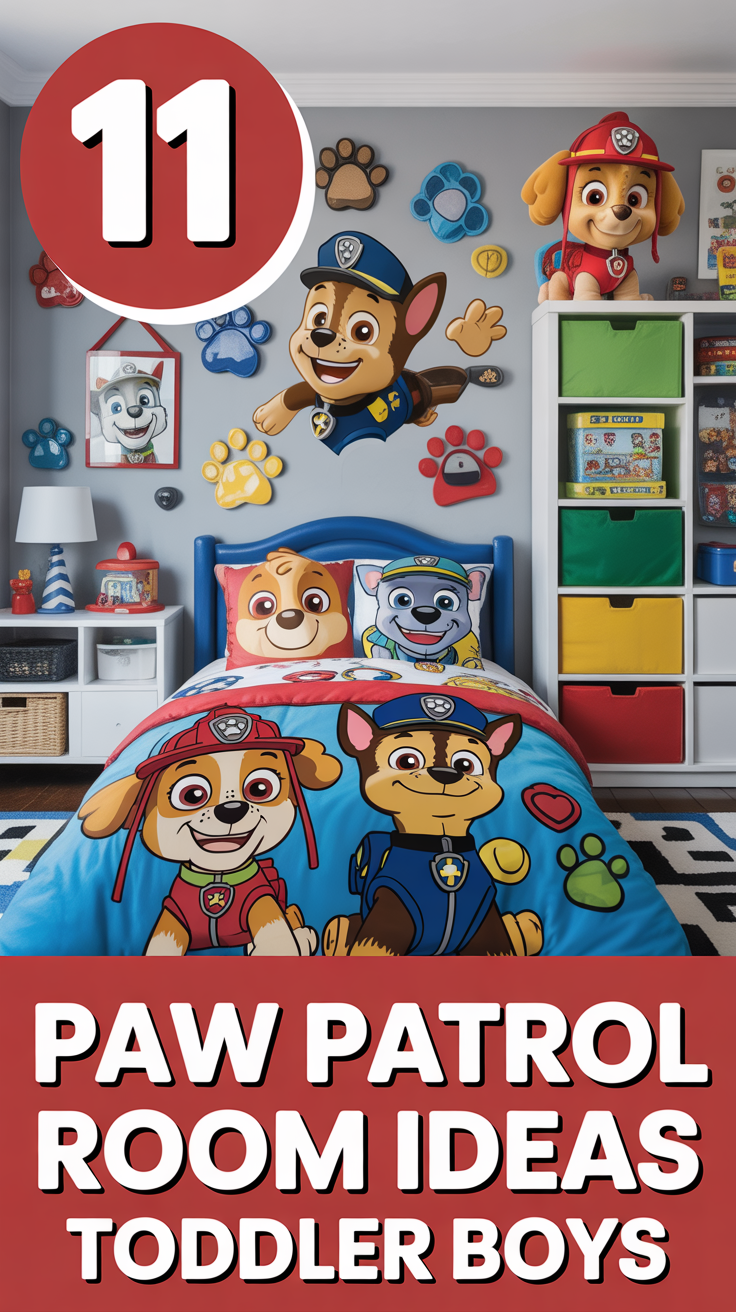 🐾 11 Paw Patrol Room Ideas Toddler Boys