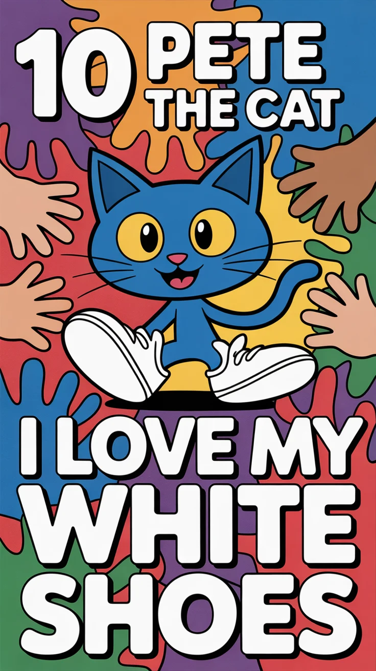 👟 10 Pete The Cat I Love My White Shoes