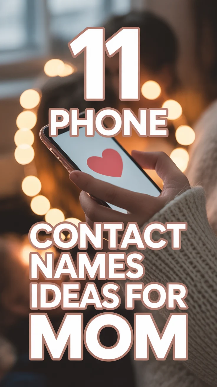 💖 11 Phone Contact Names Ideas For Mom