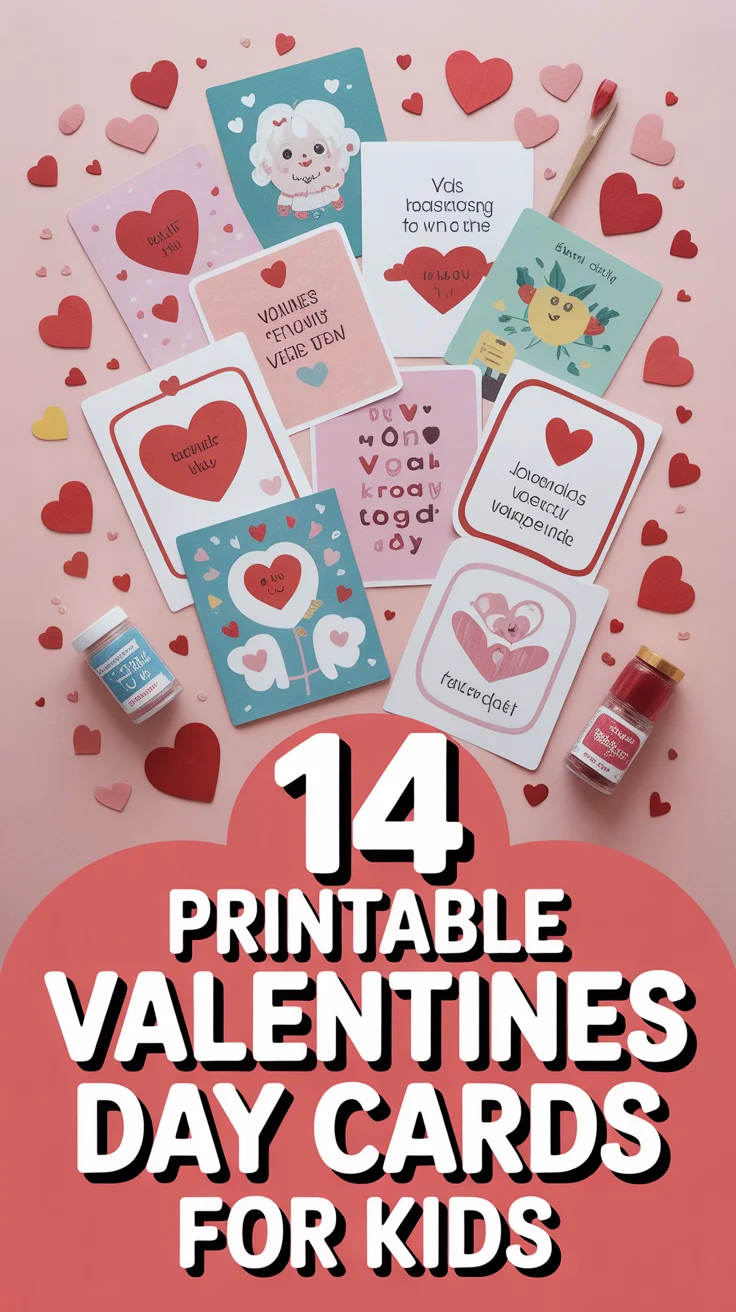 ❤️ 14 Printable Valentines Day Cards For Kids