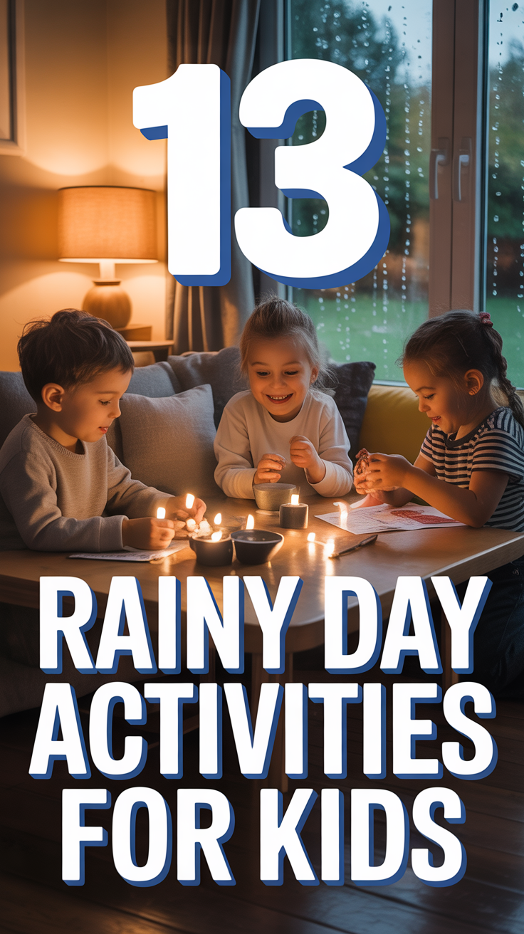 ☔ 13 Rainy Day Activities For Kids