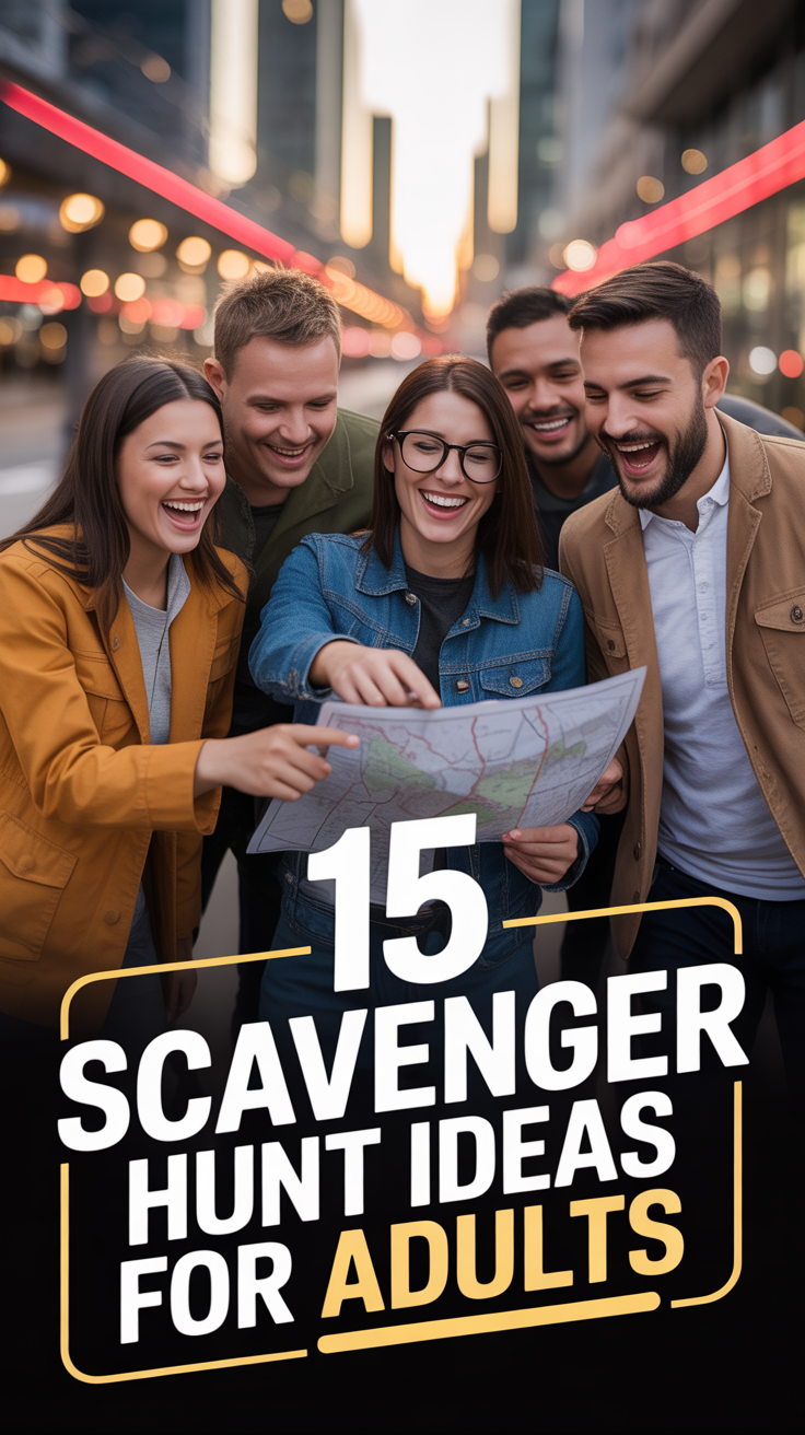 🗺️ 15 Scavenger Hunt Ideas For Adults