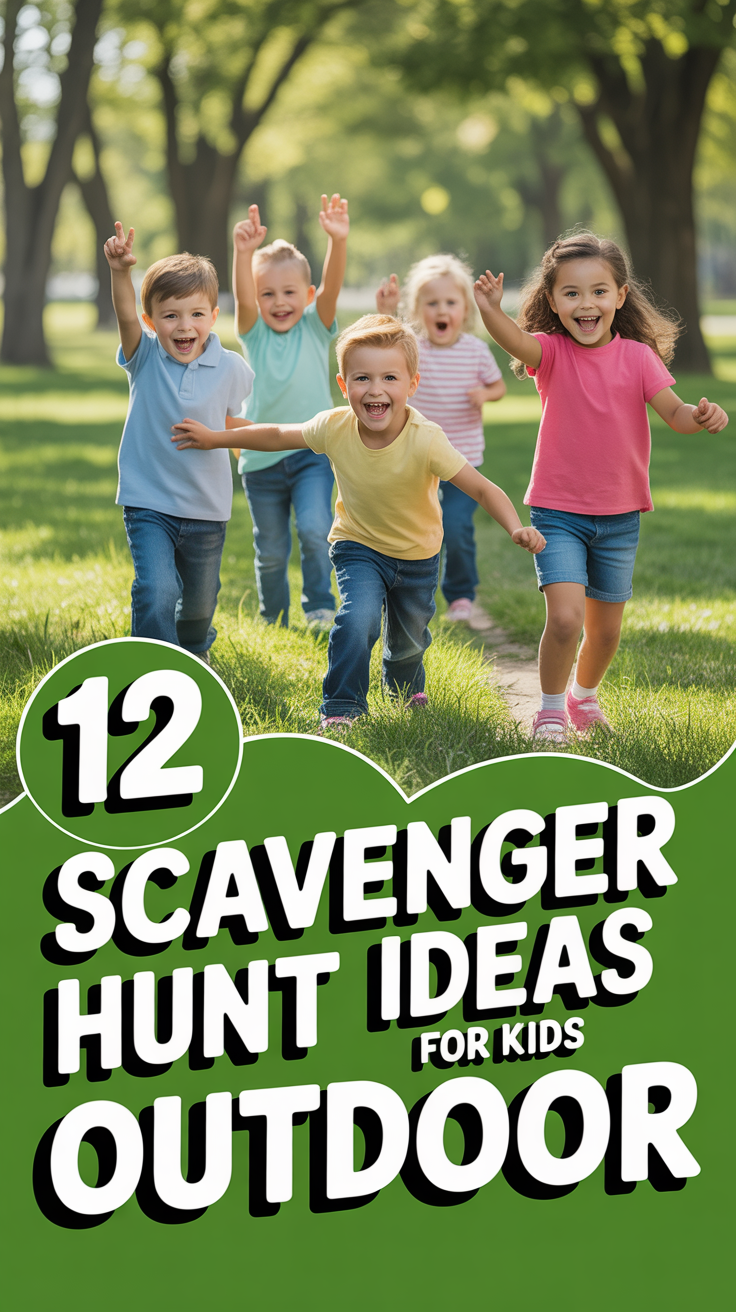 🔍 12 Scavenger Hunt Ideas For Kids Outdoor