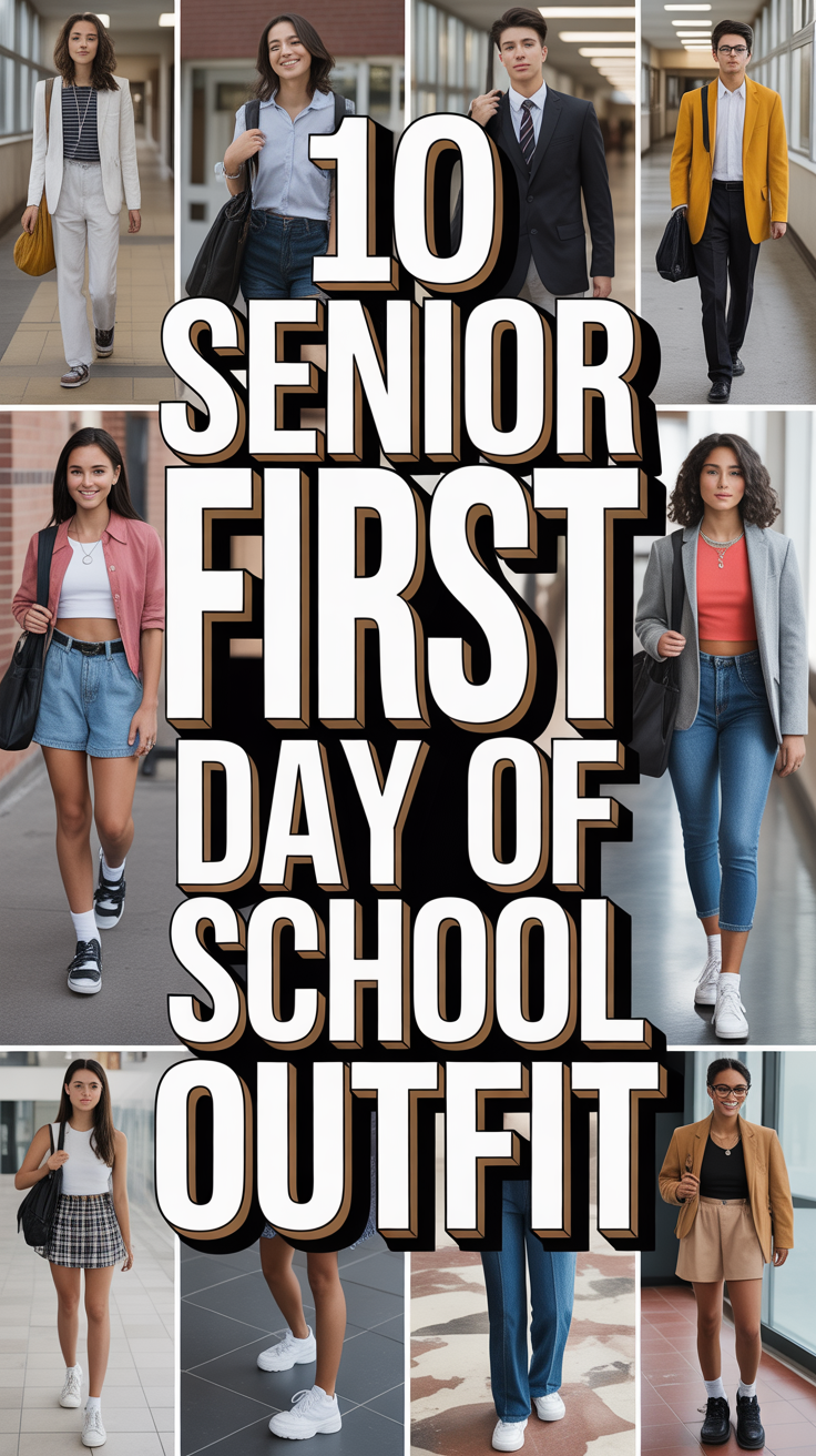 🎓 10 Senior First Day Of School Outfit