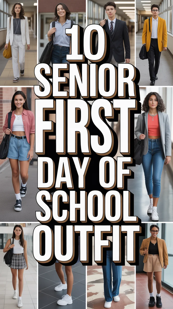 🎓 10 Senior First Day Of School Outfit
