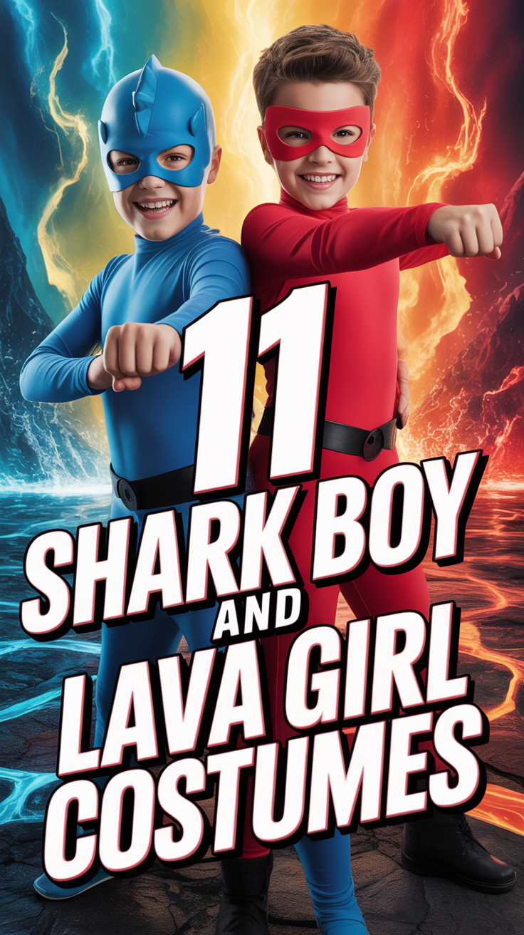 🦈 11 Shark Boy And Lava Girl Costumes