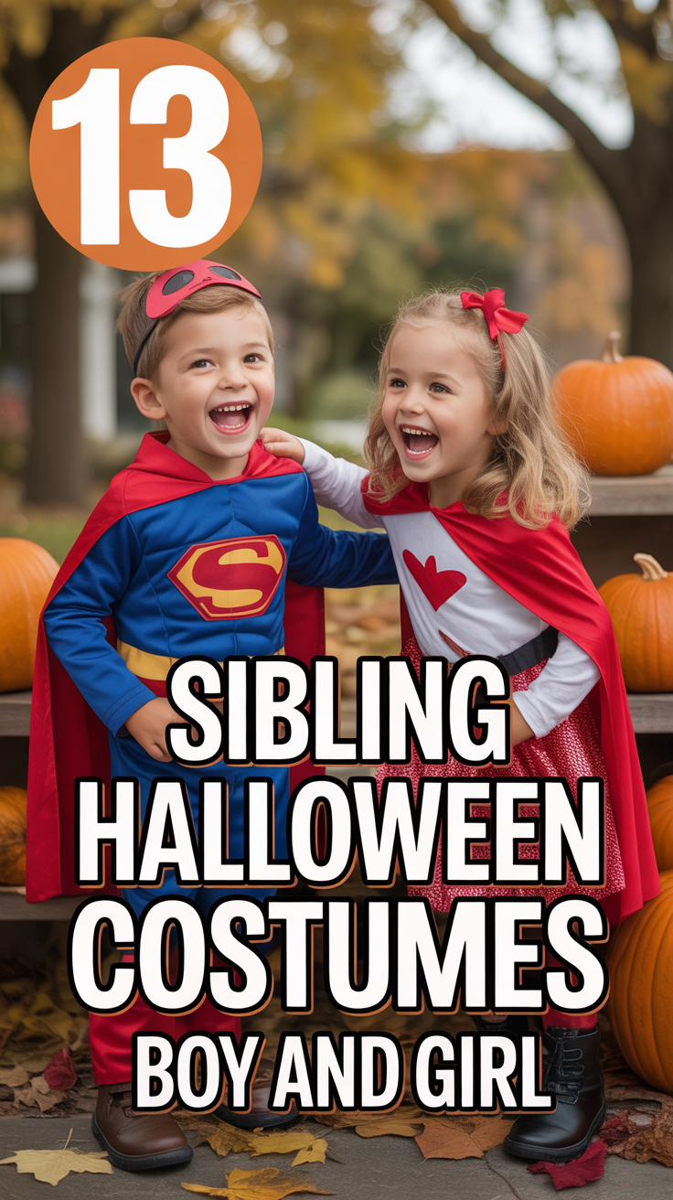 🎃 13 Sibling Halloween Costumes Boy And Girl