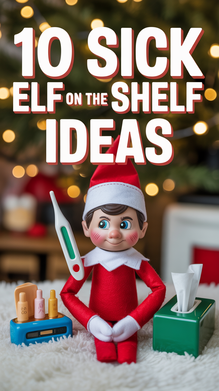 🤒 10 Sick ELF On The Shelf Ideas