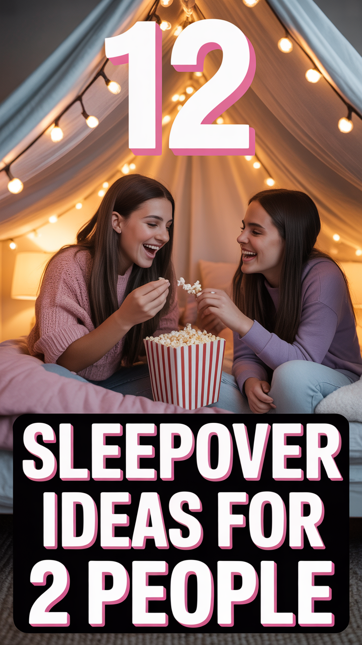 ✨ 12 Sleepover Ideas For 2 People