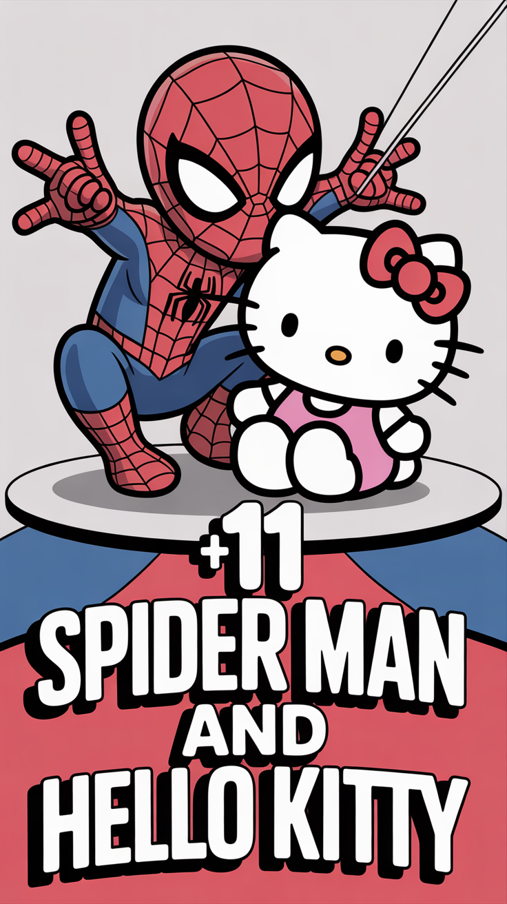 🤩 11 Spider Man And Hello Kitty