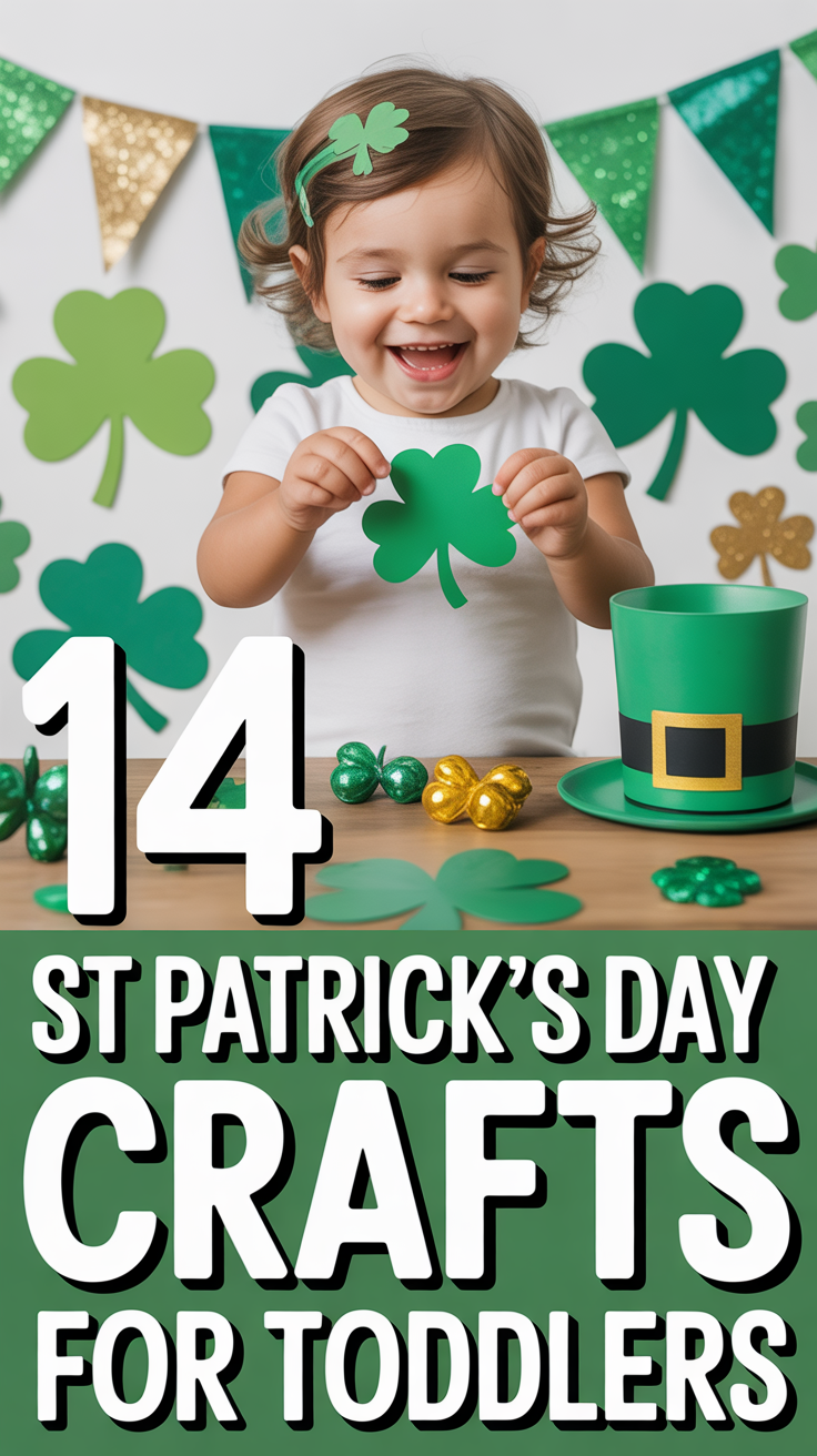 ☘️ 14 St Patrick’s Day Crafts For Toddlers