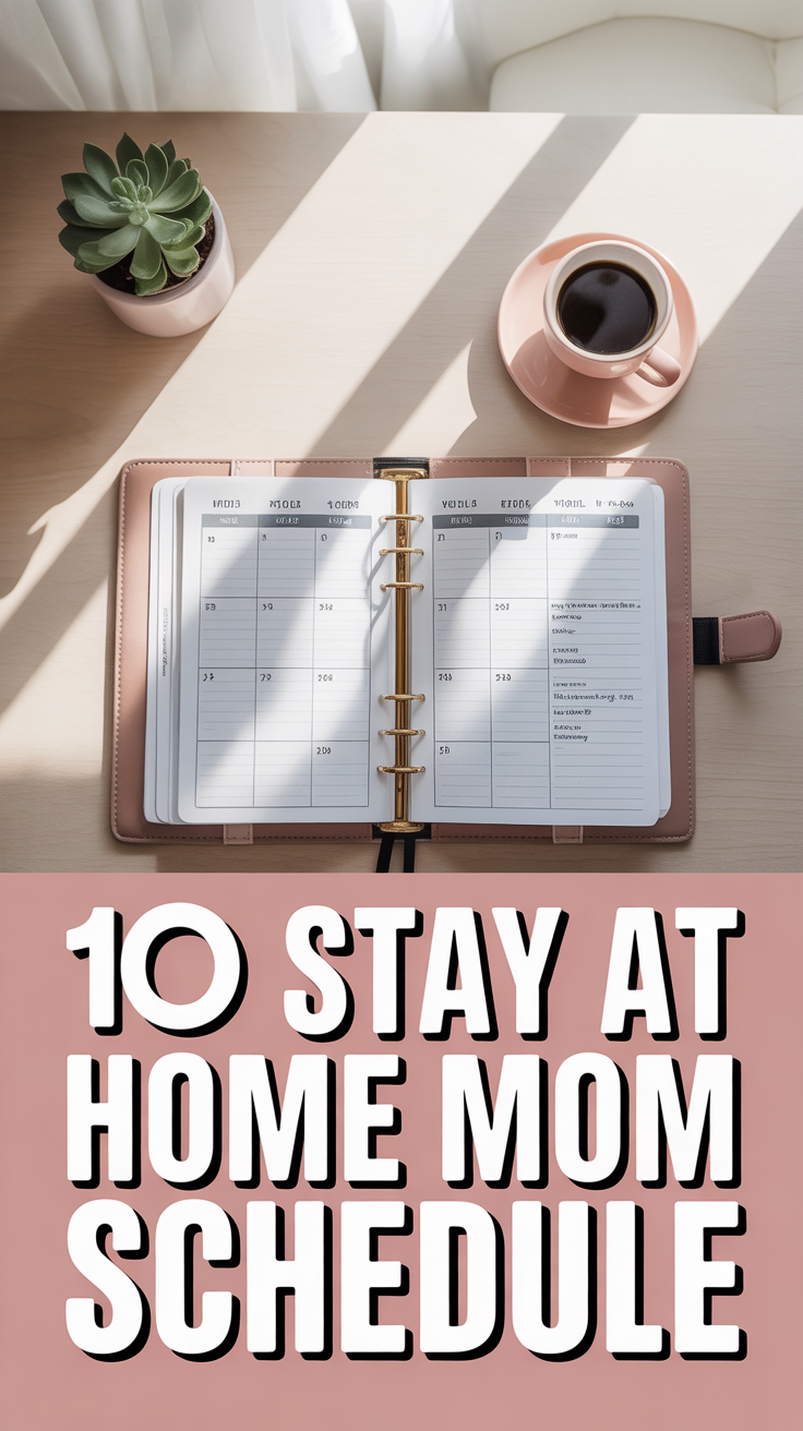 🌟 10 Stay At Home Mom Schedule