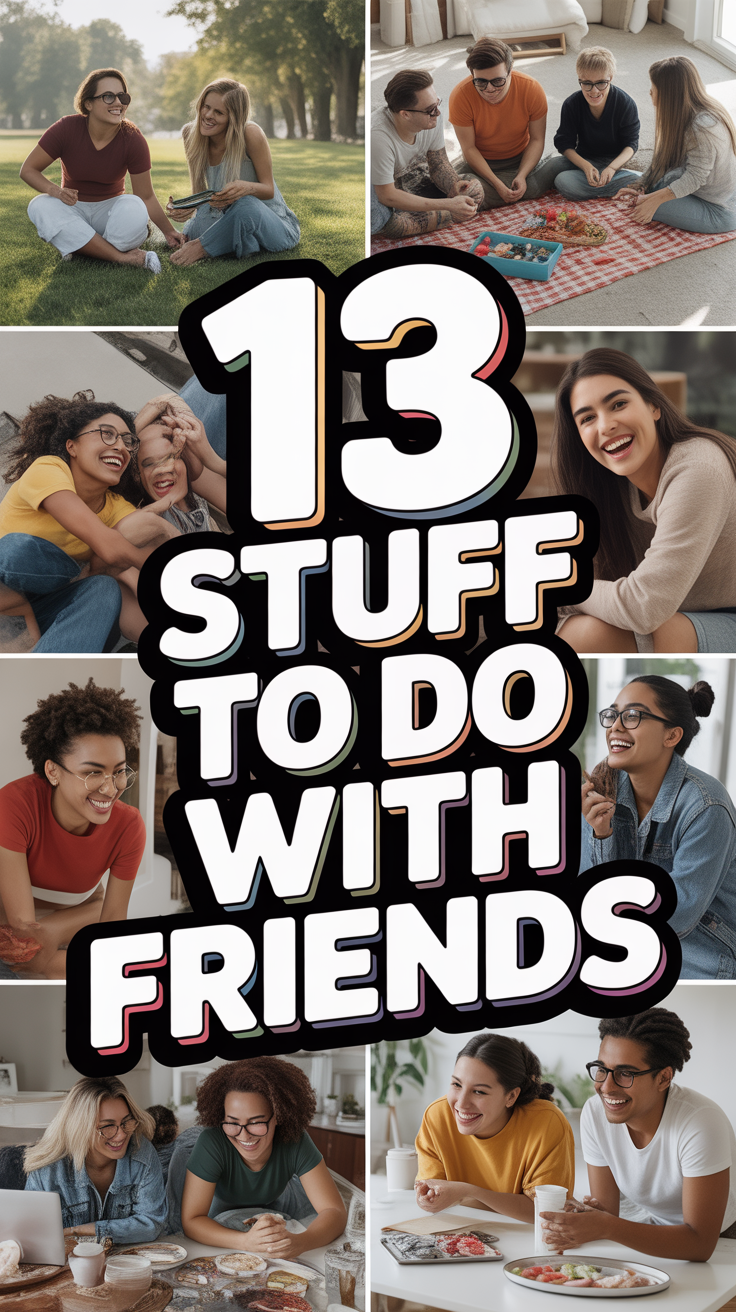 🥳 13 Stuff To Do With Friends