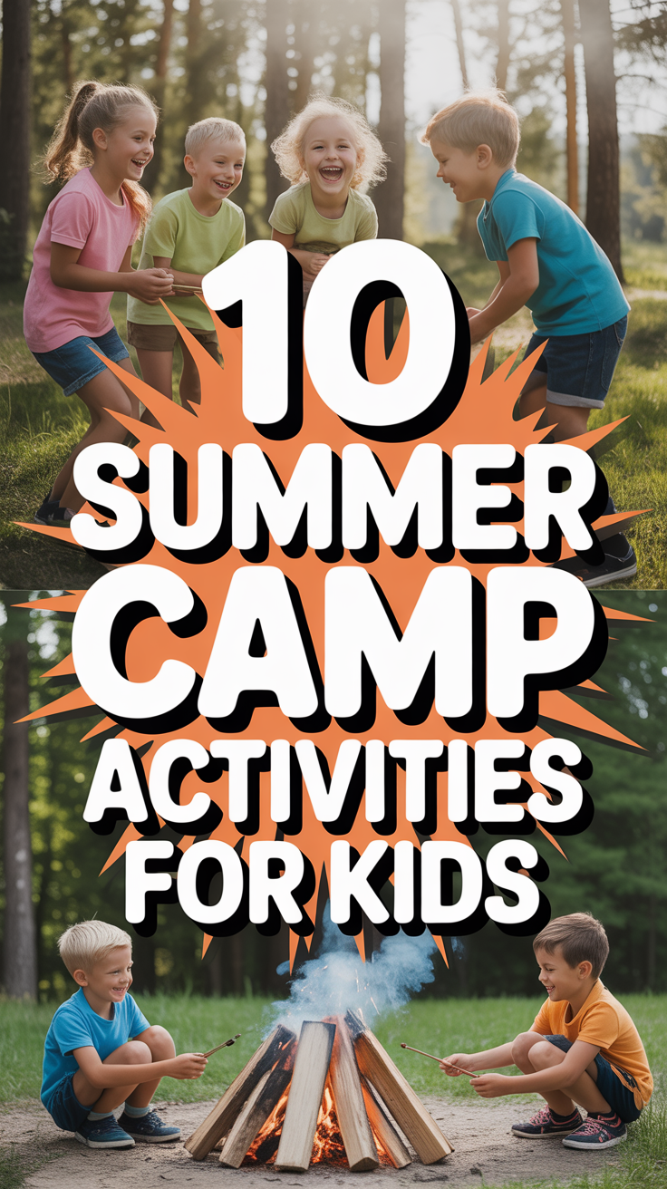 🏕️ 10 Summer Camp Activities For Kids