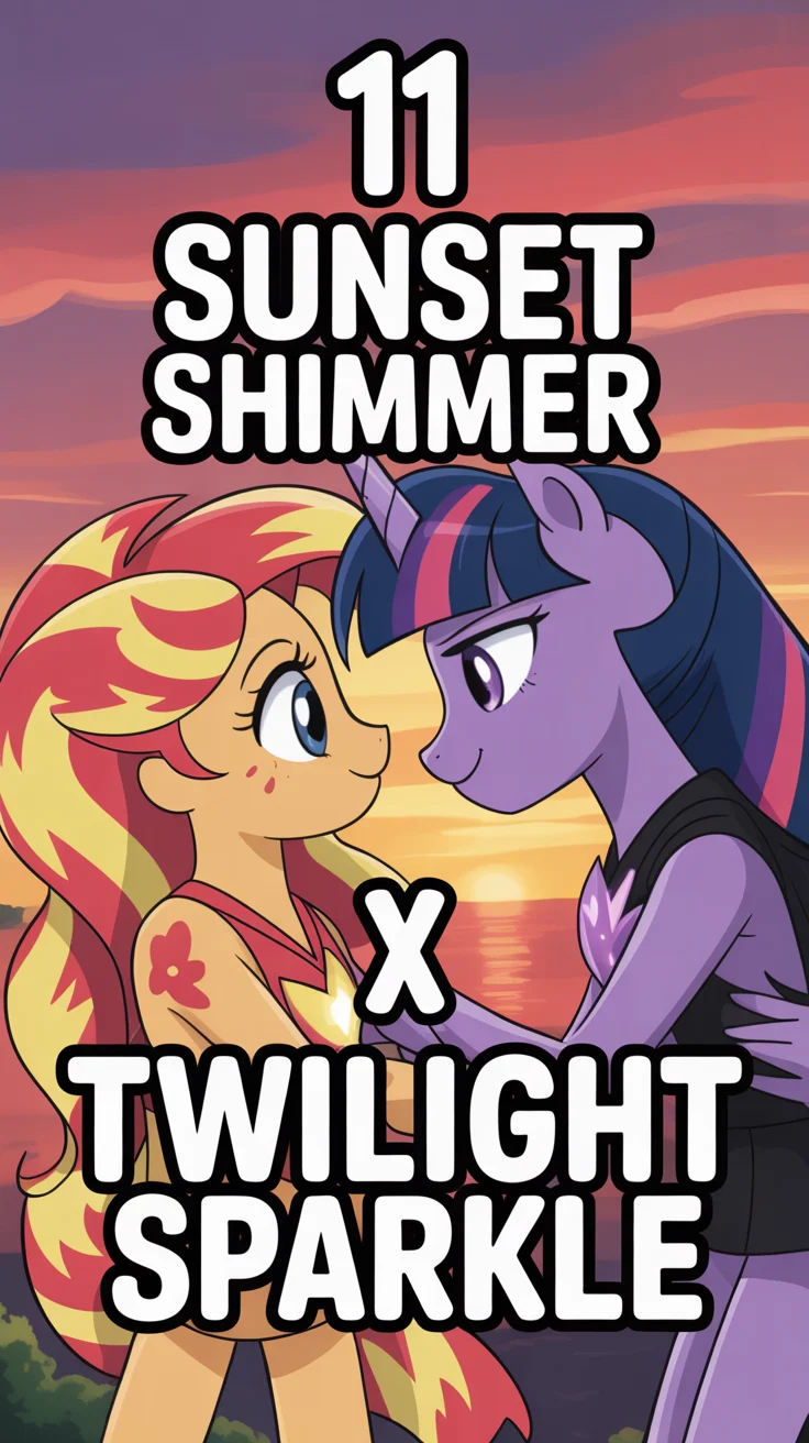 ✨ 11 Sunset Shimmer X Twilight Sparkle
