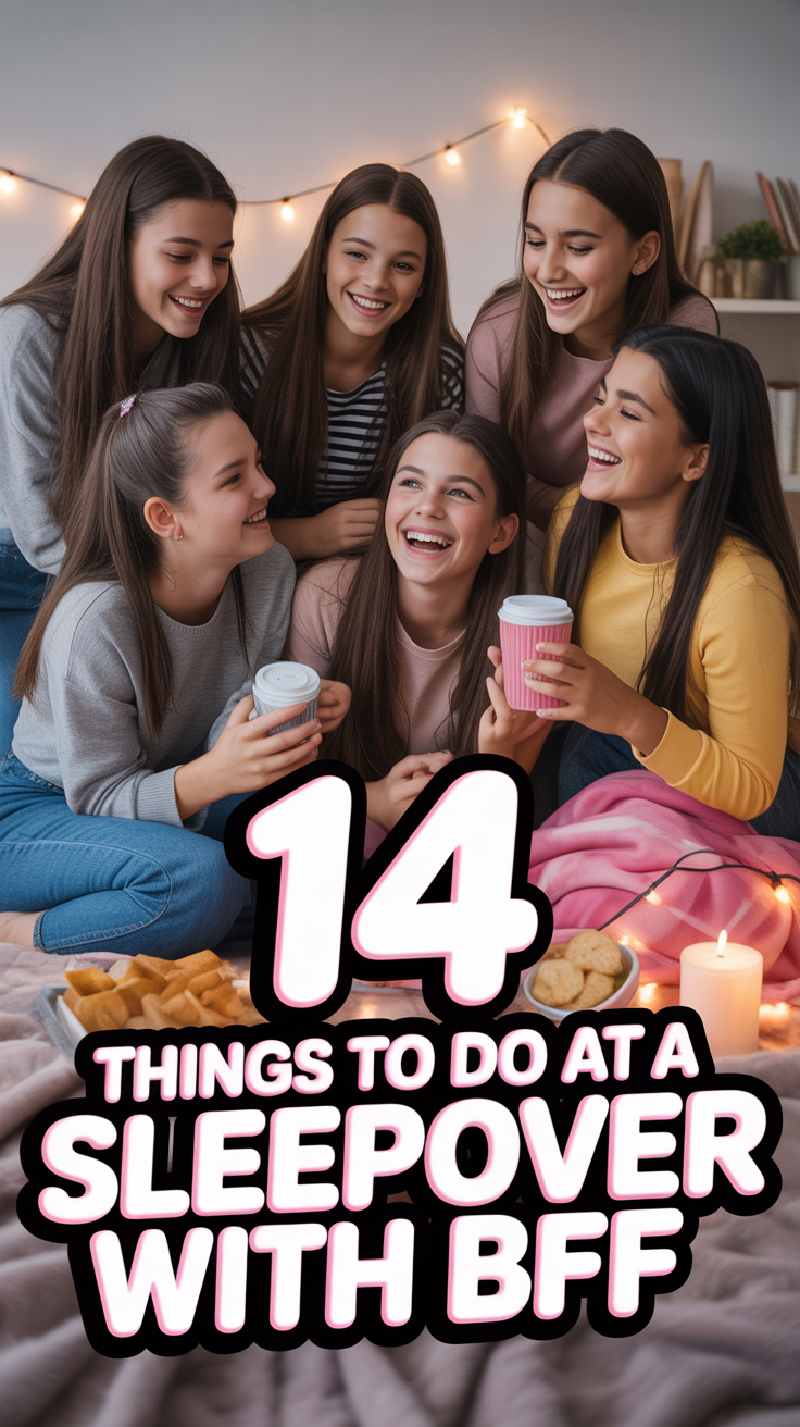 💖 14 Things To Do At A Sleepover With BFF