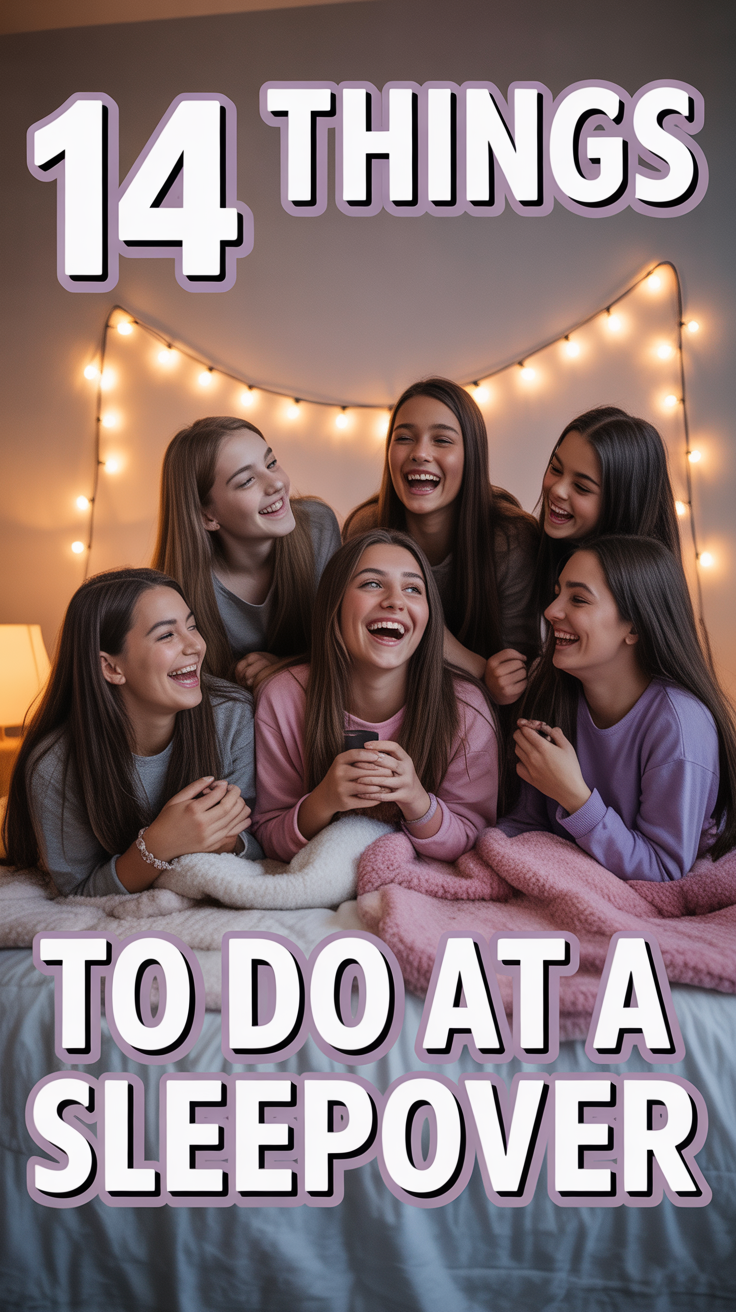 🌙 14 Things To Do At A Sleepover