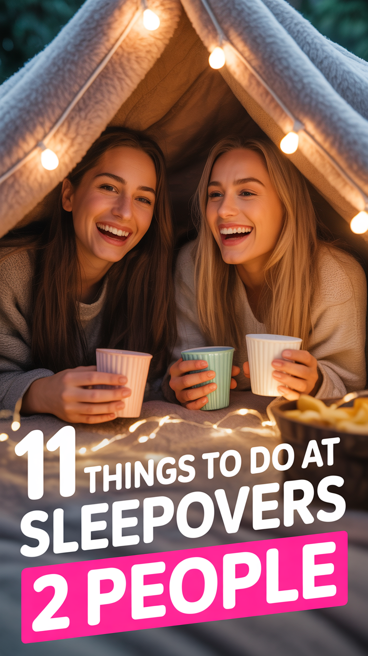 👯‍♀️ 11 Things To Do At Sleepovers 2 People