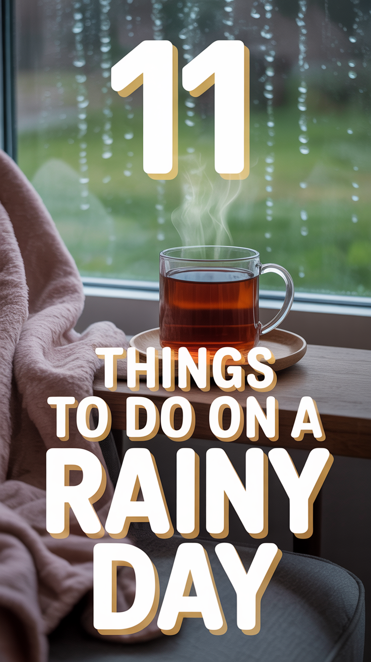 🌧 11 Things To Do On A Rainy Day
