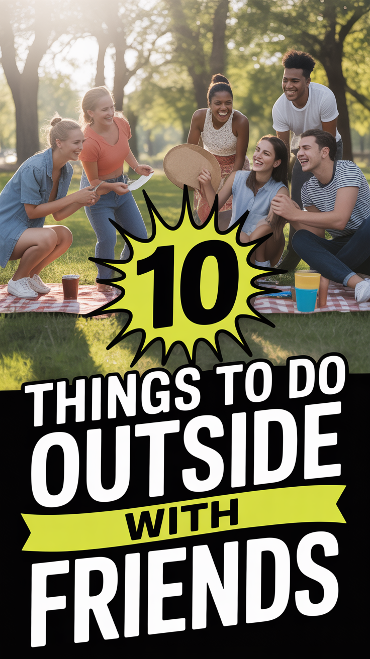 ☀️ 10 Things To Do Outside With Friends