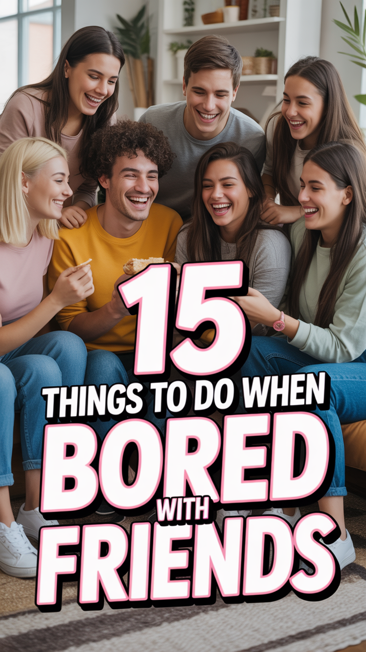 ✨ 15 Things To Do When Bored With Friends