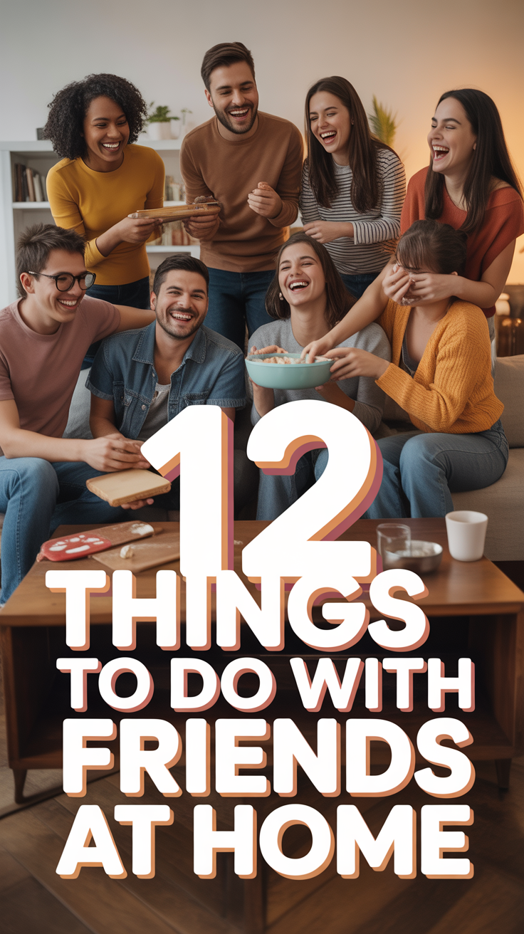🏠 12 Things To Do With Friends At Home