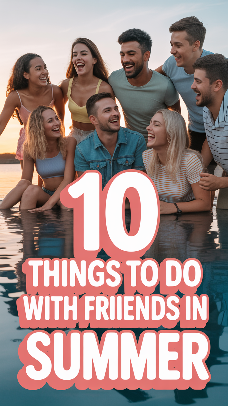 ☀️ 10 Things To Do With Friends In Summer