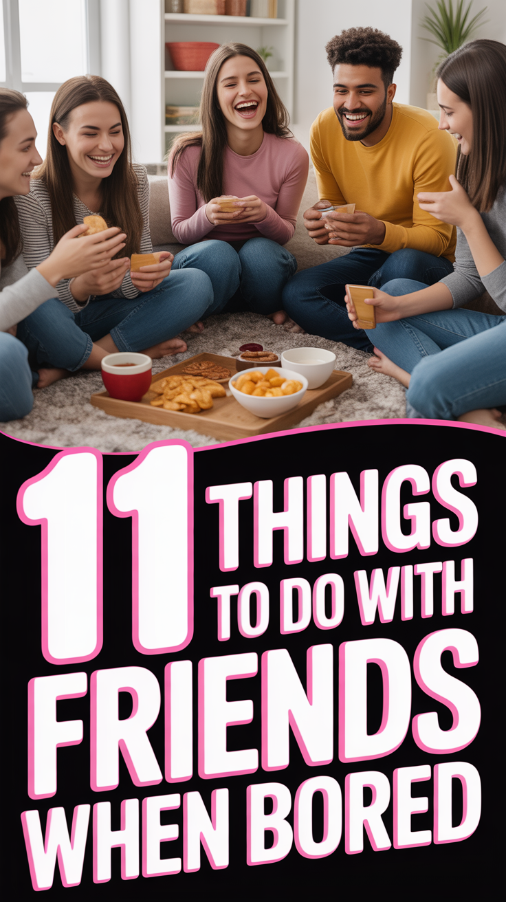 ✨ 11 Things To Do With Friends When Bored