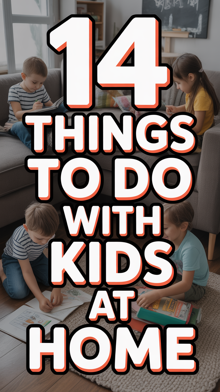 🏠 14 Things To Do With Kids At Home