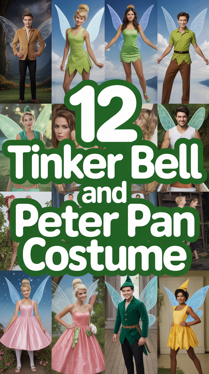 ✨ 12 Tinker Bell And Peter Pan Costume