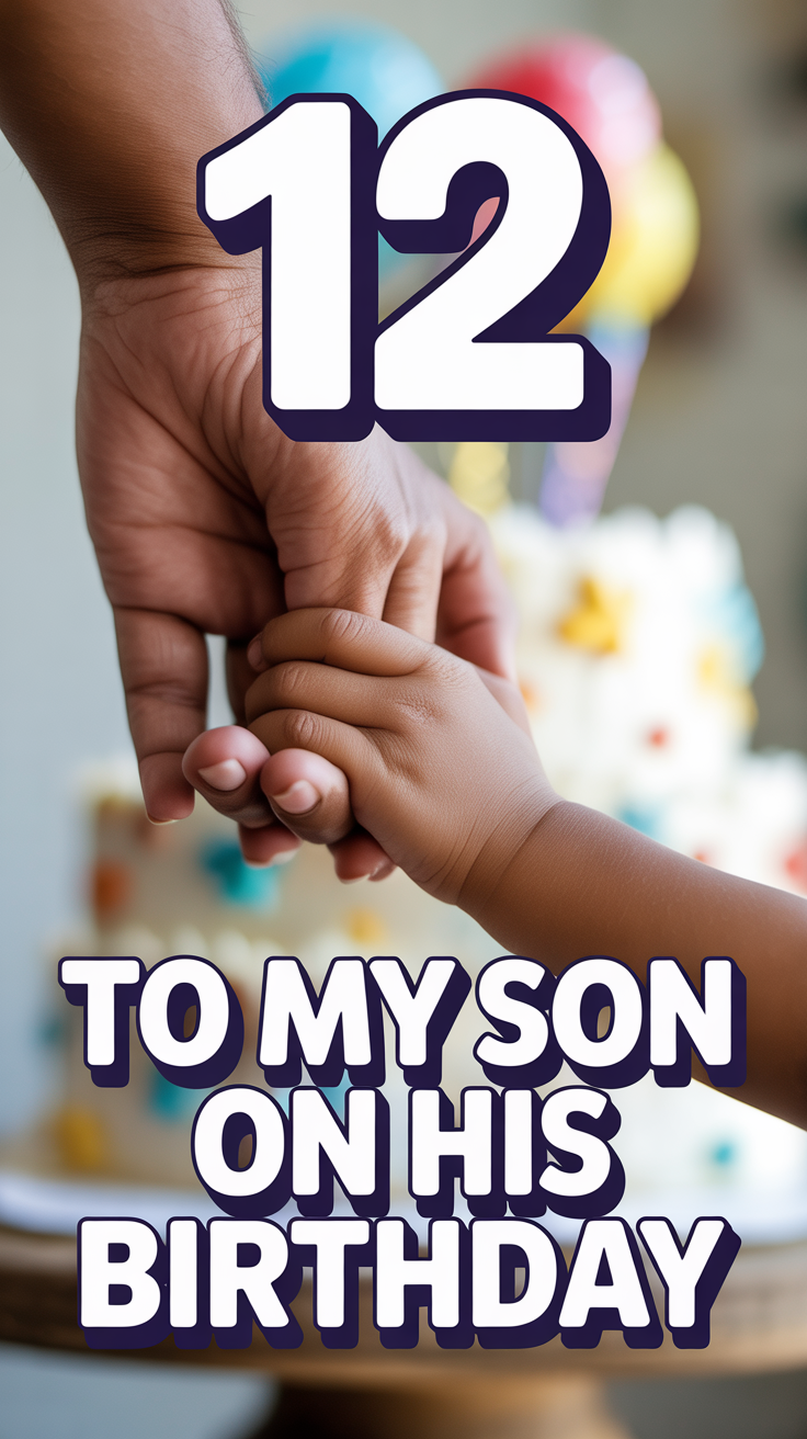🎂 12 To My Son On His Birthday
