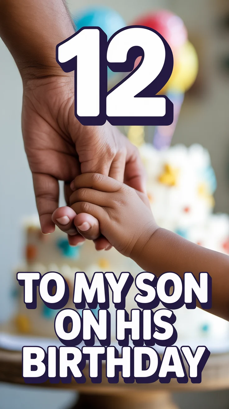 🎂 12 To My Son On His Birthday