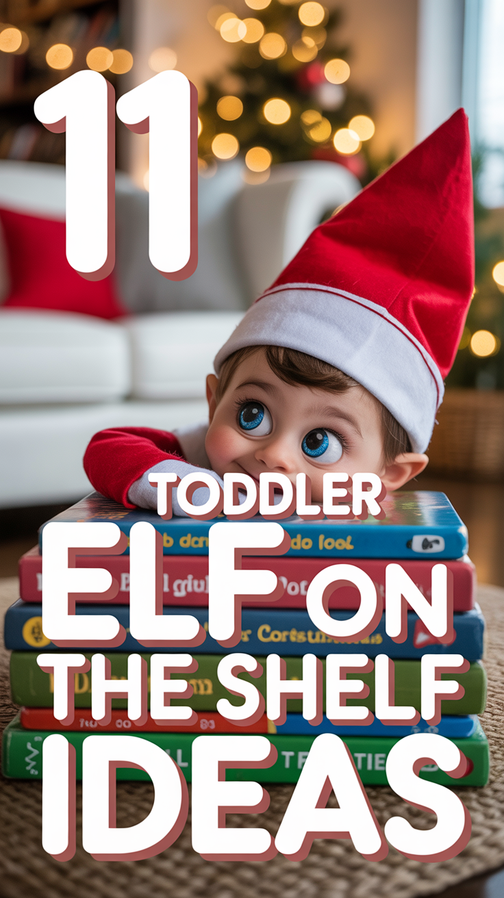 🎄 11 Toddler ELF On The Shelf Ideas