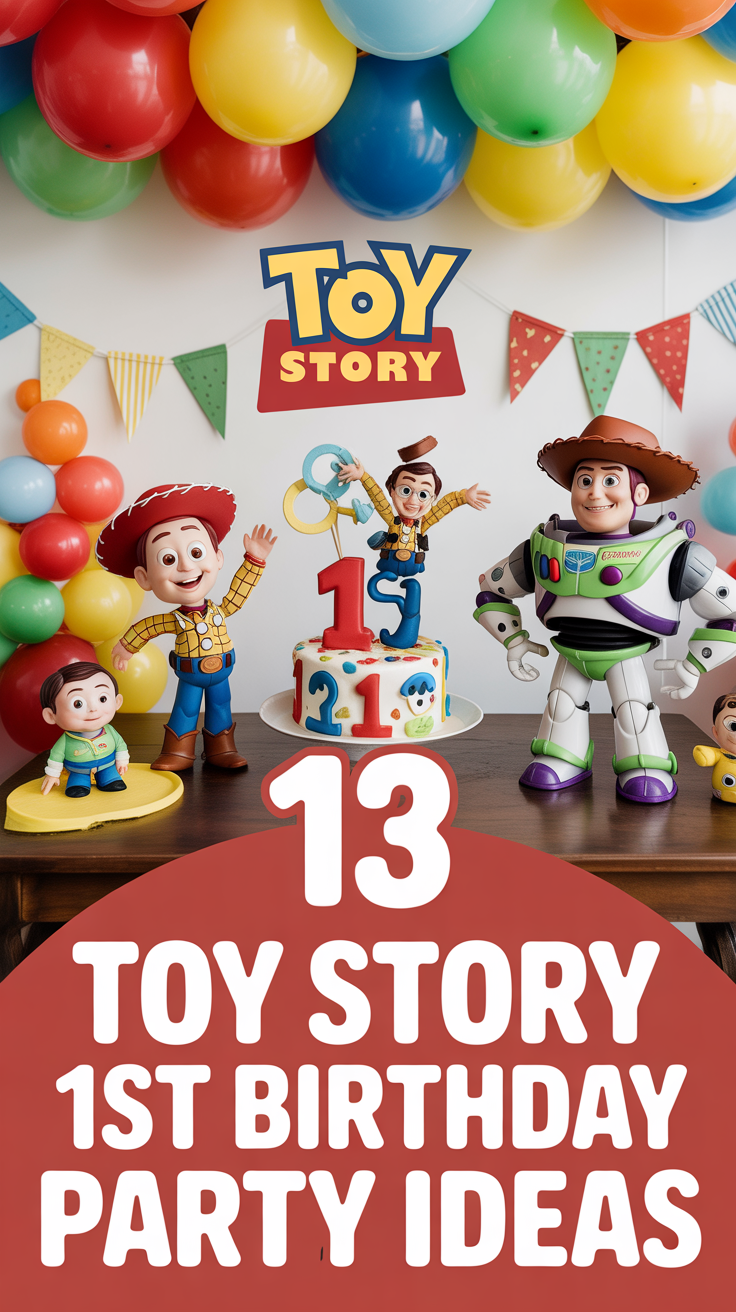 🚀 13 Toy Story 1st Birthday Party Ideas