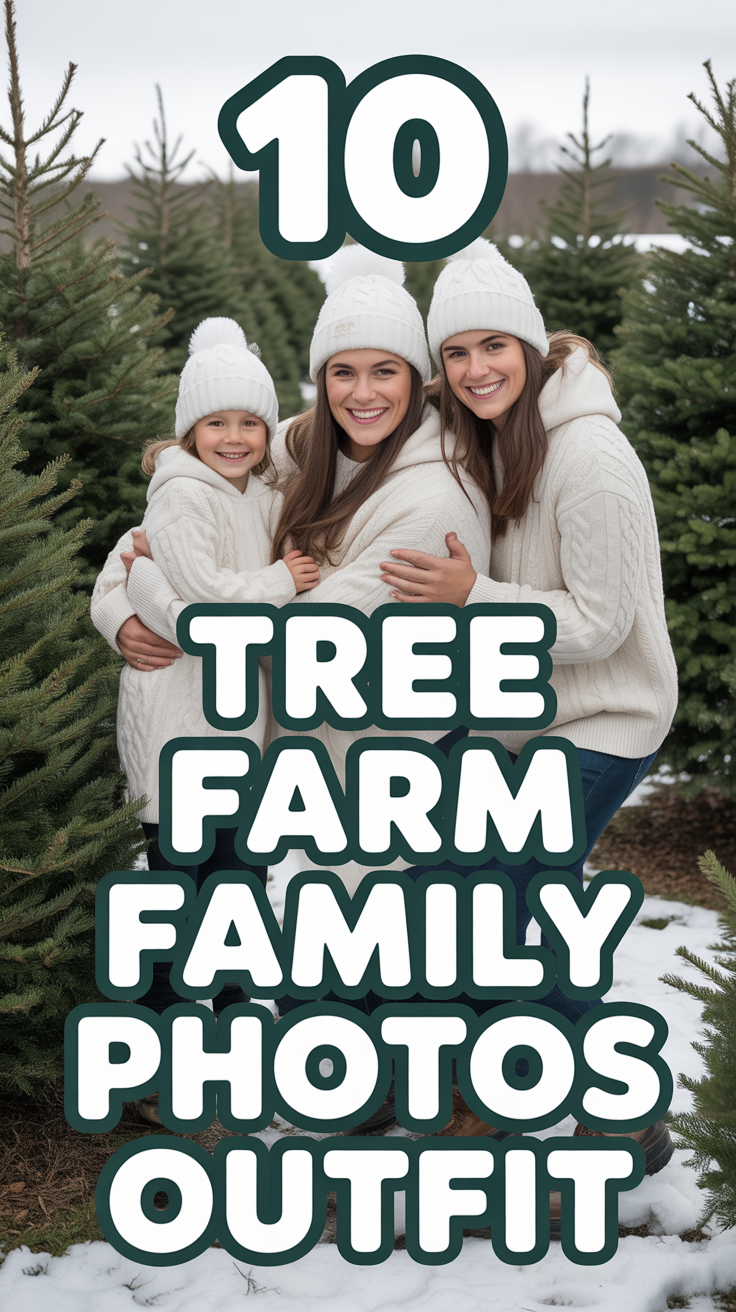 🎄 10 Tree Farm Family Photos Outfit